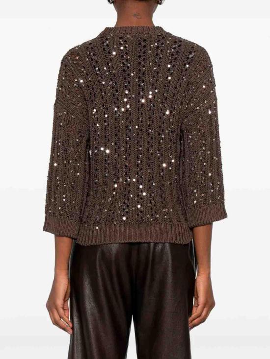 26SS 페세리코 블라우스 A99095F039117B51B Brown - PESERICO