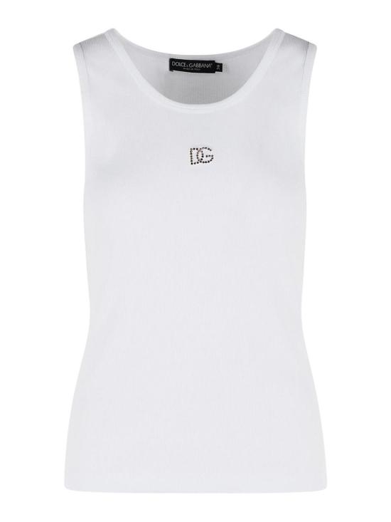 26SS 돌체앤가바나 민소매 티셔츠 F8V40ZGDDL8W0800 White