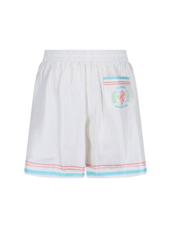 26SS 카사블랑카 스트레이트 팬츠 M SP26 TR 399 01 DANCE JOY White - CASABLANCA