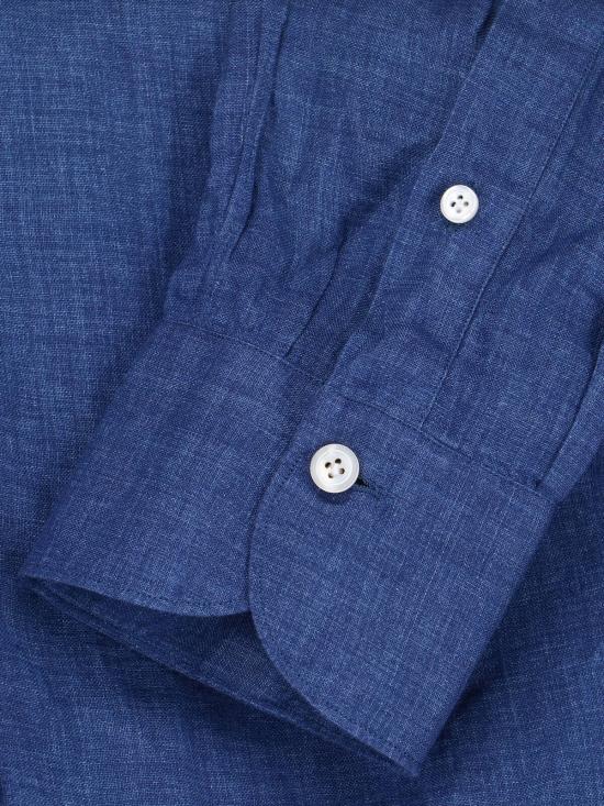 26SS 피나모레 셔츠 C0650 GAETA LUIGI 10 Blue - FINAMORE