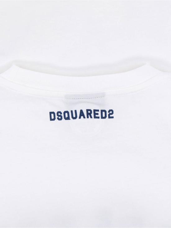 26SS 디스퀘어드2 반팔 티셔츠 S74GD1529 D20108 100 White - DSQUARED2