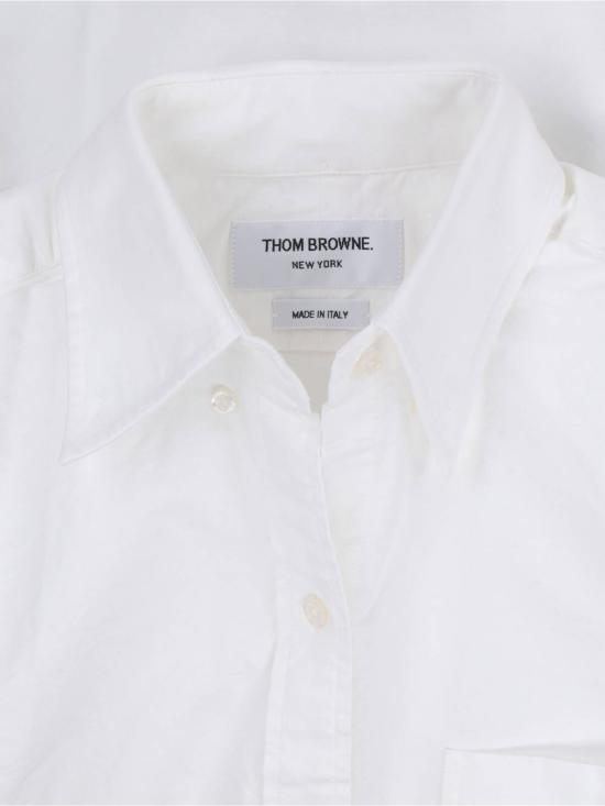 26SS 톰브라운 미디 원피스 FDS001A 06177 100 White - THOM BROWNE