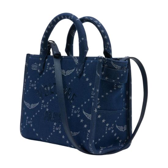 26SS 자딕앤볼테르 토트백 LWBA04269 415 blue - ZADIG & VOLTAIRE