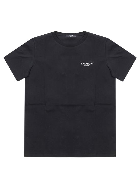 26SS [키즈] 발망 티셔츠 BY8R31Z3672 930BC NERO