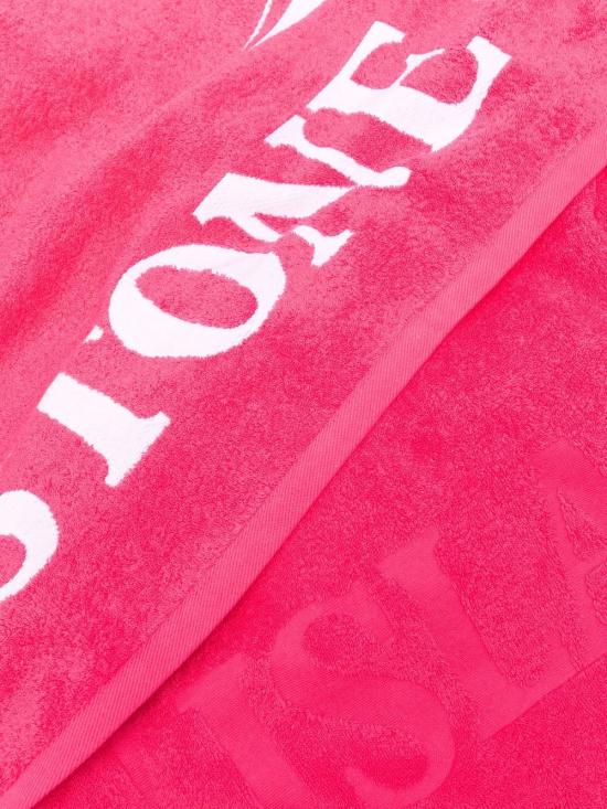 스톤 아일랜드 로고 비치타올 761593366 V0087 Fuchsia - STONE ISLAND