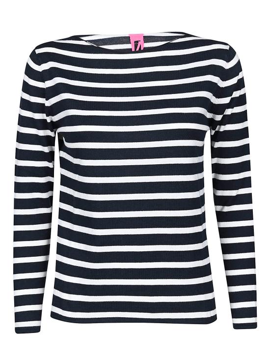  알레산드로 아스테 스웨터 16CW11 MENTONECHALK NAVY Blue