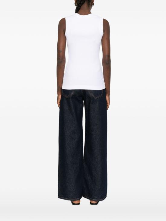 26SS 브루넬로 쿠치넬리 민소매 티셔츠 MG902VT100 C159 White - BRUNELLO CUCINELLI