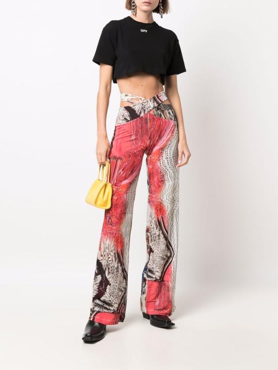  마린세르 스트레이트 팬츠 P129SS22W JERVI03410 MultiColour - MARINE SERRE