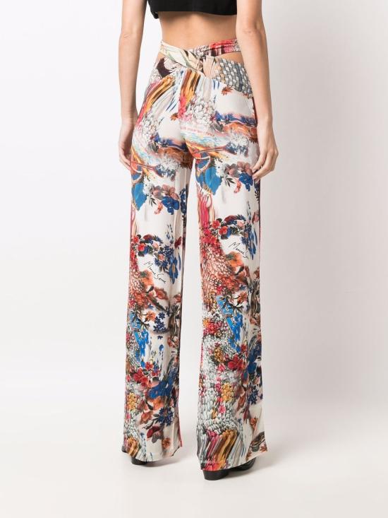  마린세르 스트레이트 팬츠 P129SS22W JERVI03410 MultiColour - MARINE SERRE