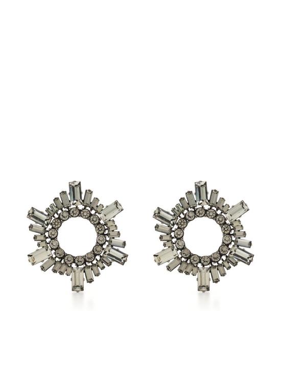  아미나 무아디 이어링 MINIBEGUM CRYSTALBLACK ANTIQUE Black