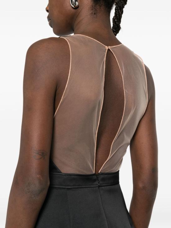 26SS 엘리자베타프랜치 숏 원피스 TB00161E2 110 Black - ELISABETTA FRANCHI