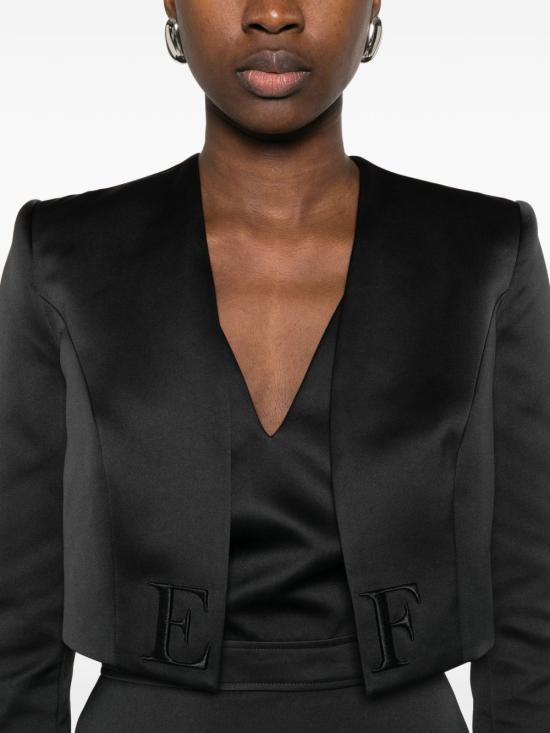 26SS 엘리자베타프랜치 숏 원피스 TB00161E2 110 Black - ELISABETTA FRANCHI