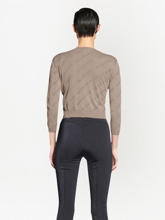  발렌시아가 가디건 706303 T32340966 Beige - BALENCIAGA