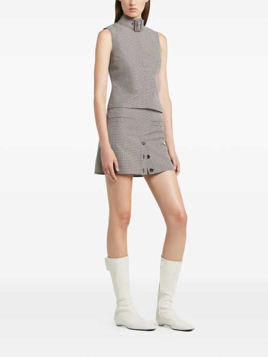 26SS 쿠레쥬 민소매 티셔츠 126CTO487WO0145 NATURAL RED BLACK 9925 - COURREGES