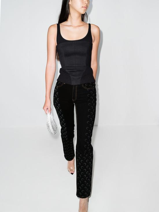  마린세르 데님 팬츠 P009ICONWU DENCO000400 Black - MARINE SERRE