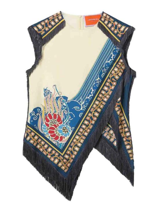 26SS 라 더블제이 민소매 티셔츠 TOP0160SIL006LEM02BU03 Multicolour