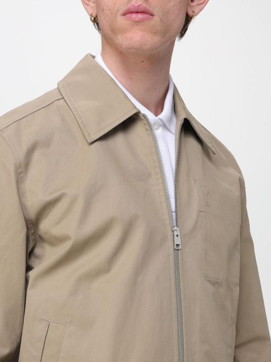 26SS 아미 코튼 ADC 지퍼 자켓 HJK884CO0132 A036 Beige - AMI