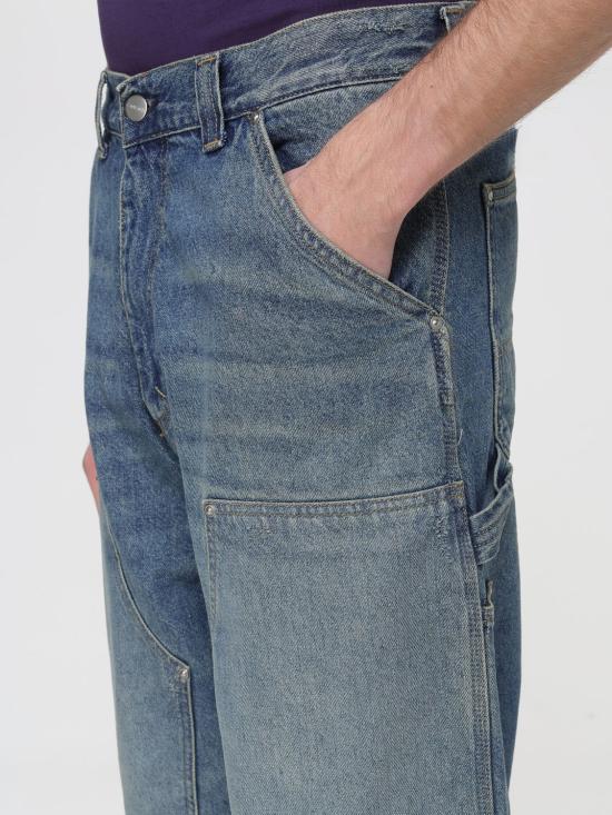 26SS 칼하트 WIP OG 더블 니 팬츠 I036273 01B7 Blue - CARHARTT WIP
