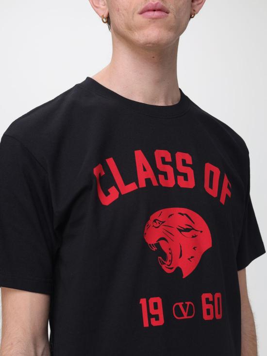 26SS 발렌티노 가라바니 반팔 티셔츠 8V3MG18ABAR 0NR Black - VALENTINO GARAVANI