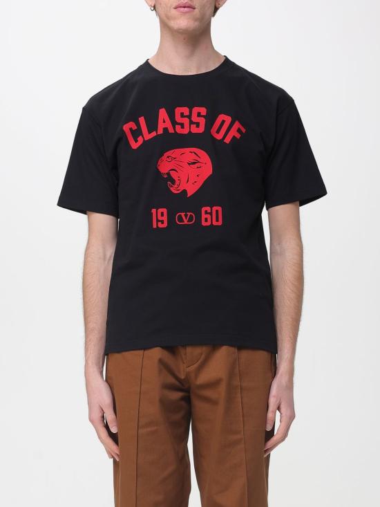 26SS 발렌티노 가라바니 반팔 티셔츠 8V3MG18ABAR 0NR Black