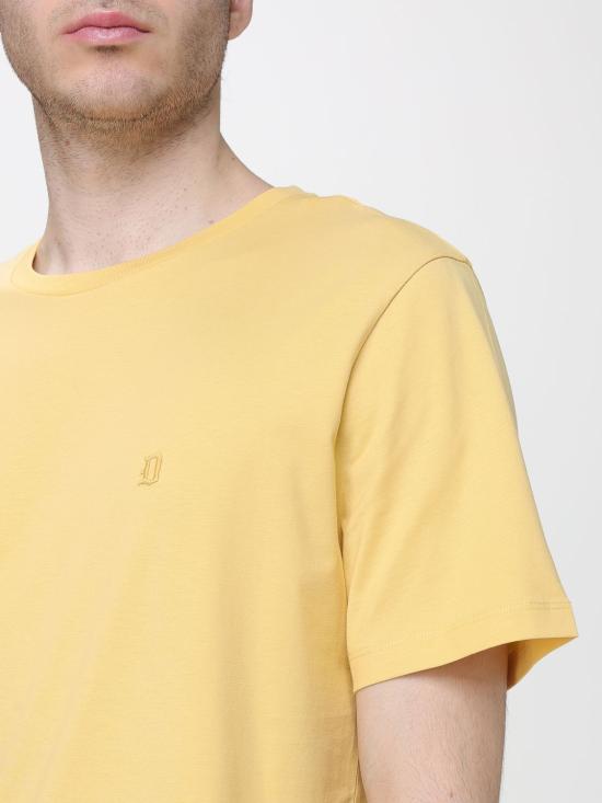 26SS 돈답 반팔 티셔츠 US198JF0309UML5 403 Yellow - DONDUP