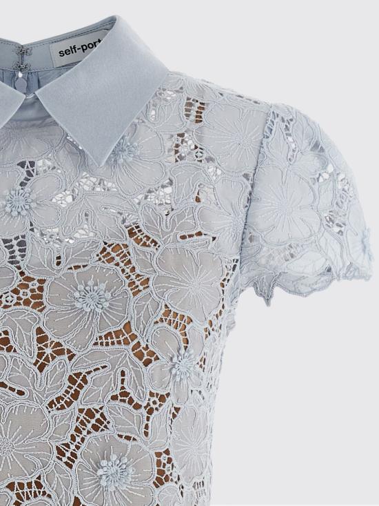 26SS 셀프 포트레이트 롱 원피스 RS26171SBL Blue - SELF PORTRAIT