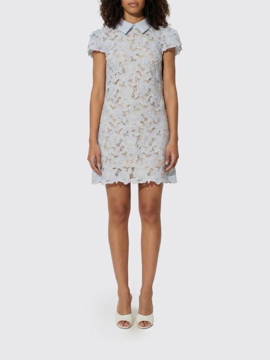 26SS 셀프 포트레이트 롱 원피스 RS26171SBL Blue