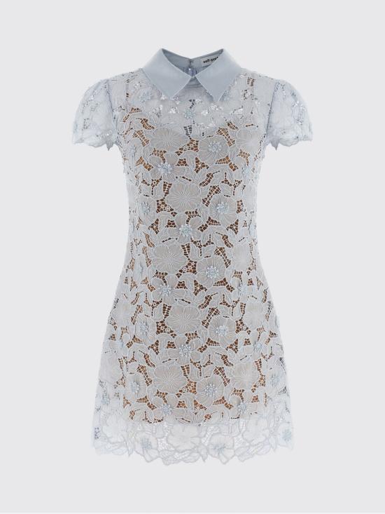 26SS 셀프 포트레이트 롱 원피스 RS26171SBL Blue - SELF PORTRAIT