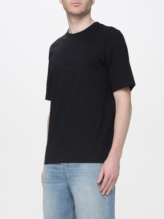 26SS 생로랑 반팔 티셔츠 857461Y37XE 1000 Black - SAINT LAURENT