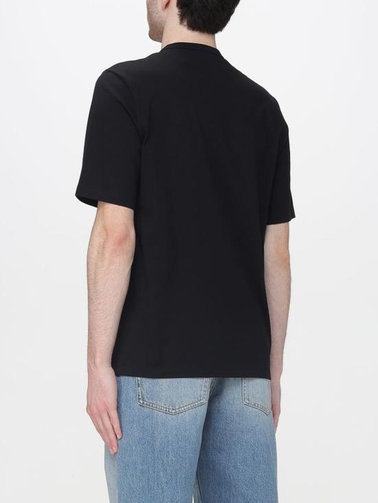 26SS 생로랑 반팔 티셔츠 857461Y37XE 1000 Black - SAINT LAURENT