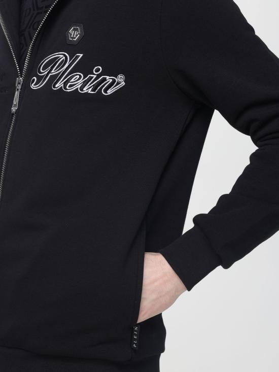 26SS 필립 플레인 후드 티셔츠 SAFCMJB3953PTE180N 02 Black - PHILIPP PLEIN