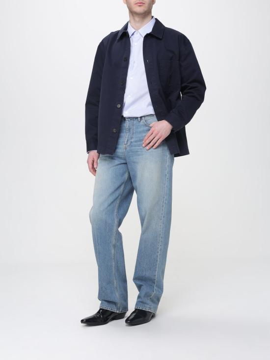 26SS 생로랑 긴팔 셔츠 859779Y2N27 9862 Gnawed Blue - SAINT LAURENT