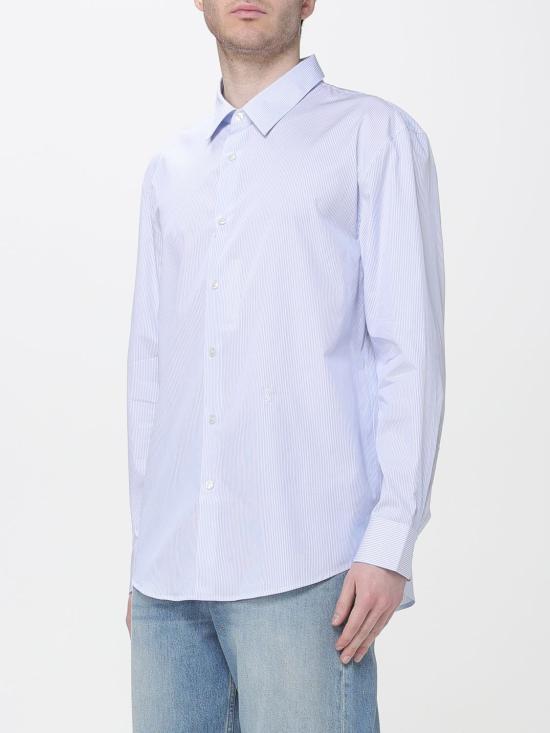 26SS 생로랑 긴팔 셔츠 859779Y2N27 9862 Gnawed Blue - SAINT LAURENT