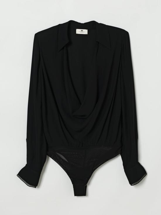 26SS 엘리자베타프랜치 블라우스 CB00261E2 110 Black - ELISABETTA FRANCHI