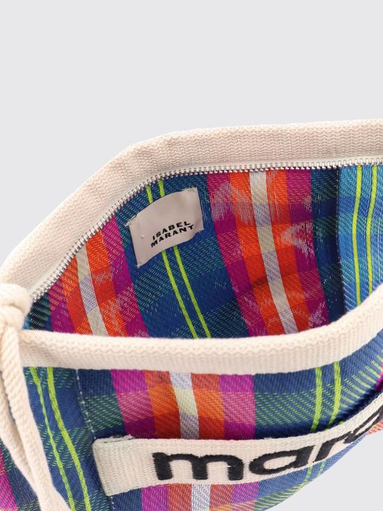 26SS 이자벨마랑 포든 스트라이프 파우치 백 PO0001FAA1X17M NYOE Gnawed Blue - ISABEL MARANT