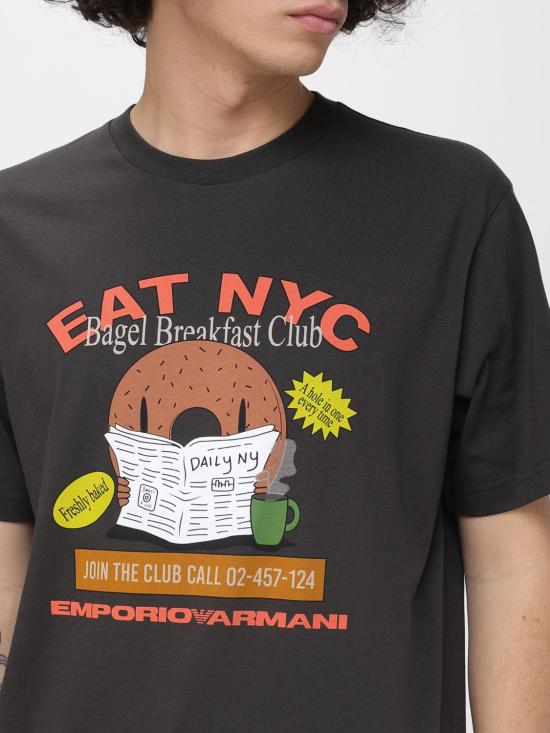 26SS 엠포리오 아르마니 반팔 티셔츠 EM003622AF14836 M8251 Grey - EMPORIO ARMANI