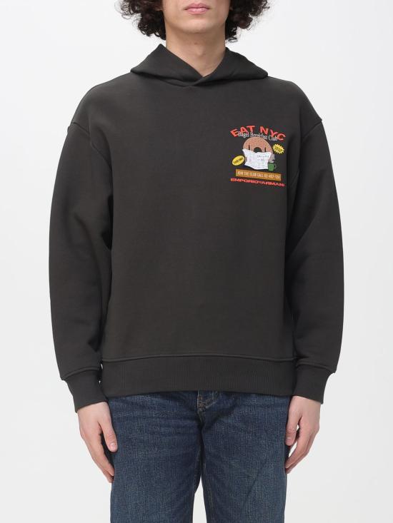 26SS 엠포리오 아르마니 긴팔 티셔츠 EM003621AF12896 M8251 Grey