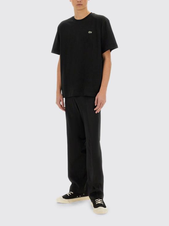 26SS 라코스테 반팔 티셔츠 TH7318 031 Black - LACOSTE