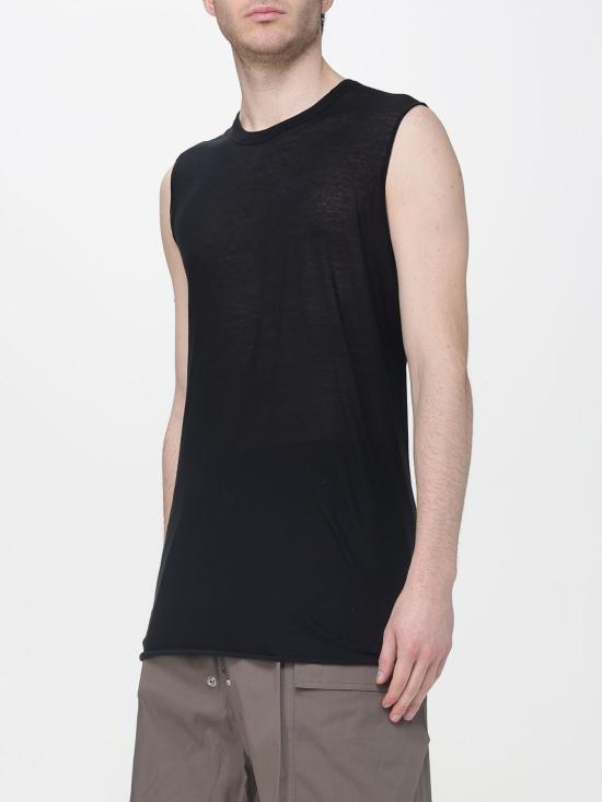26SS 릭 오웬스 반팔 티셔츠 RU01F2151UC 09 Black - RICK OWENS