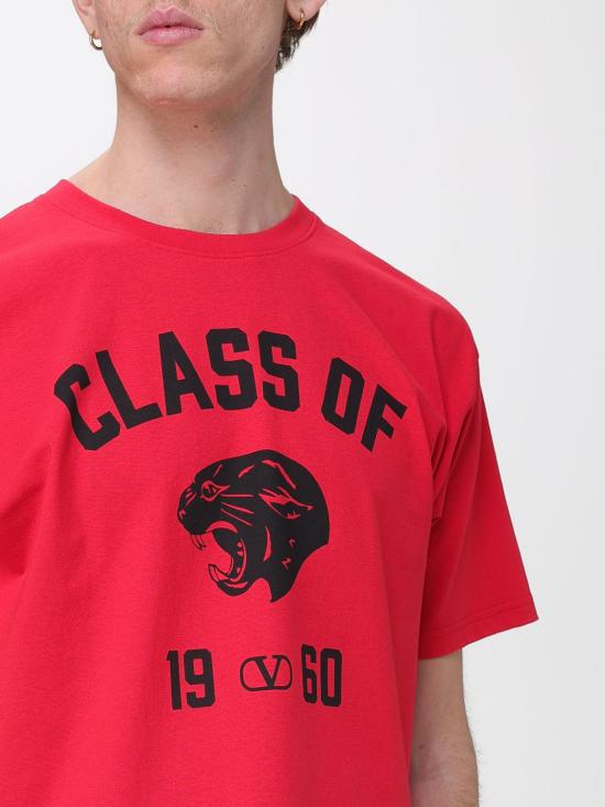 26SS 발렌티노 가라바니 반팔 티셔츠 8V3MG18ABAR AI5 Red - VALENTINO GARAVANI