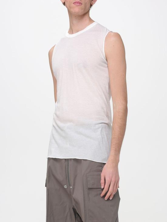 26SS 릭 오웬스 반팔 티셔츠 RU01F2151UC 11 Milk - RICK OWENS