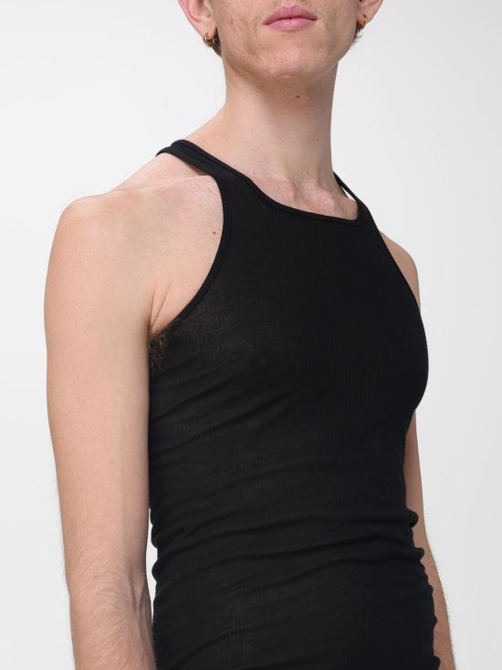 26SS 릭 오웬스 반팔 티셔츠 RU01F2150RC 09 Black - RICK OWENS