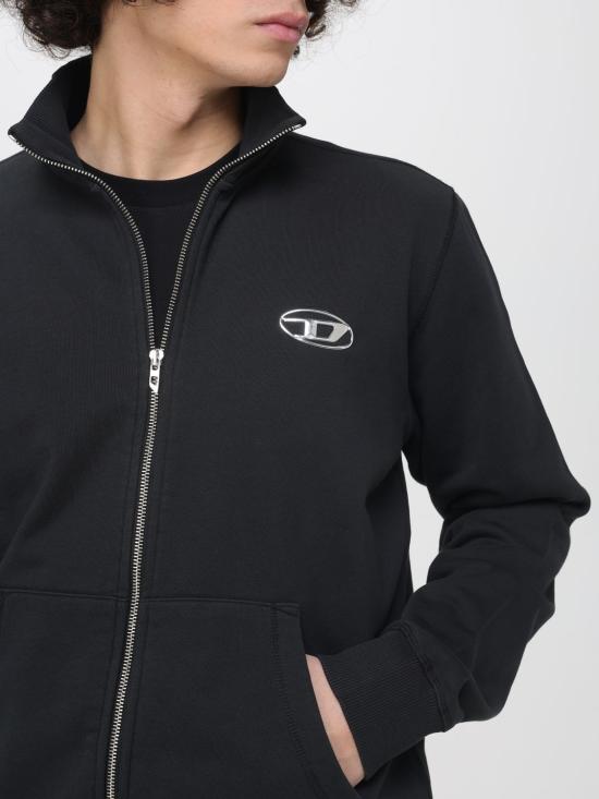 26SS 디젤 긴팔 티셔츠 A218730BKBW 900 Black - DIESEL