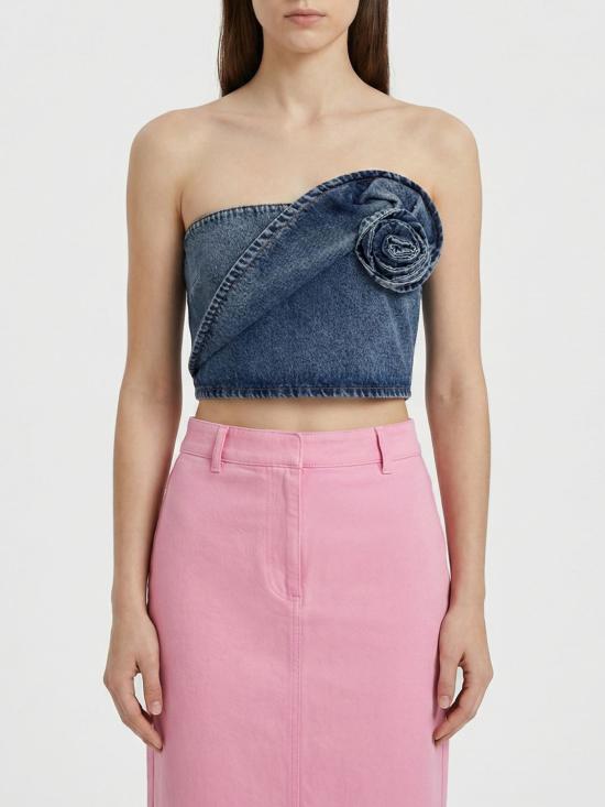 26SS 마그다뷰트림 데님 셔츠 148426 DARK Blue