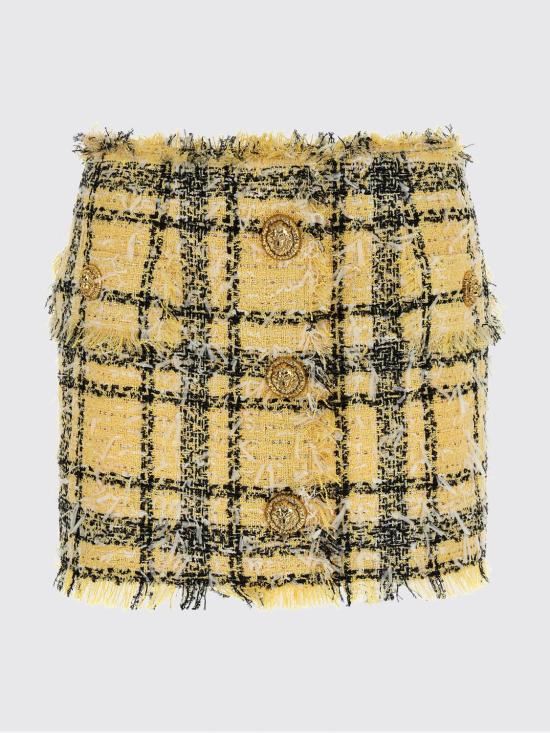 26SS 발망 숏 스커트 GF1LBB42XL73 AAA Multicolor - BALMAIN