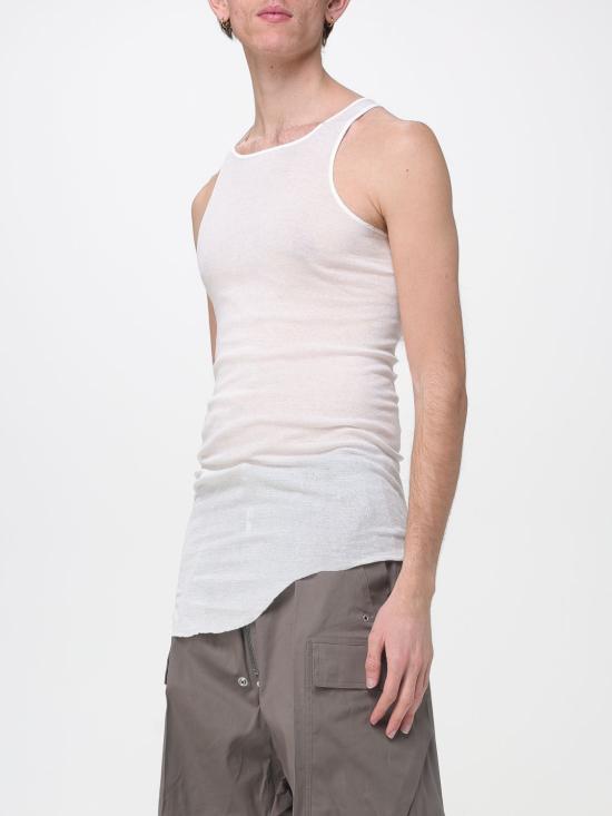 26SS 릭 오웬스 반팔 티셔츠 RU01F2150MR 11 Milk - RICK OWENS