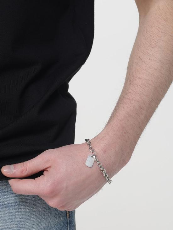 26SS 생로랑 브레이슬릿 858917Y1500 8142 Silver - SAINT LAURENT