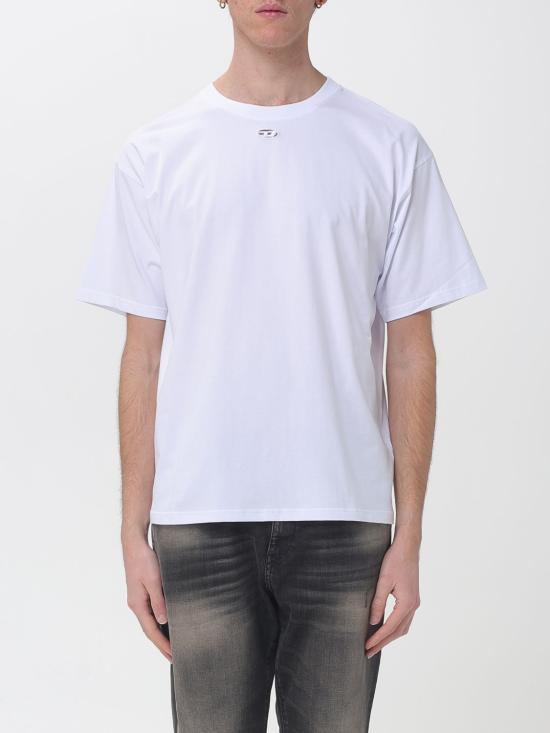 26SS 디젤 반팔 티셔츠 A200490NIAX 100 White