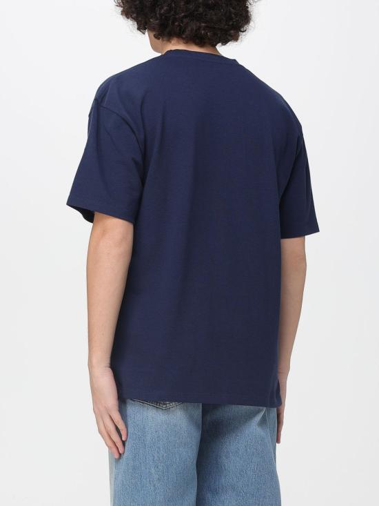 26SS 생로랑 반팔 티셔츠 832941Y37HC 4110 Blue - SAINT LAURENT