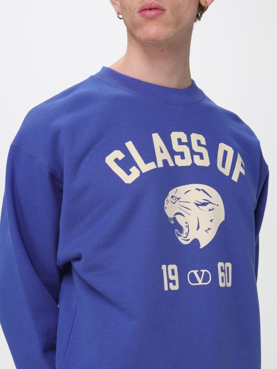 26SS 발렌티노 가라바니 긴팔 티셔츠 8V3MF29NBAU 9SE Blue - VALENTINO GARAVANI